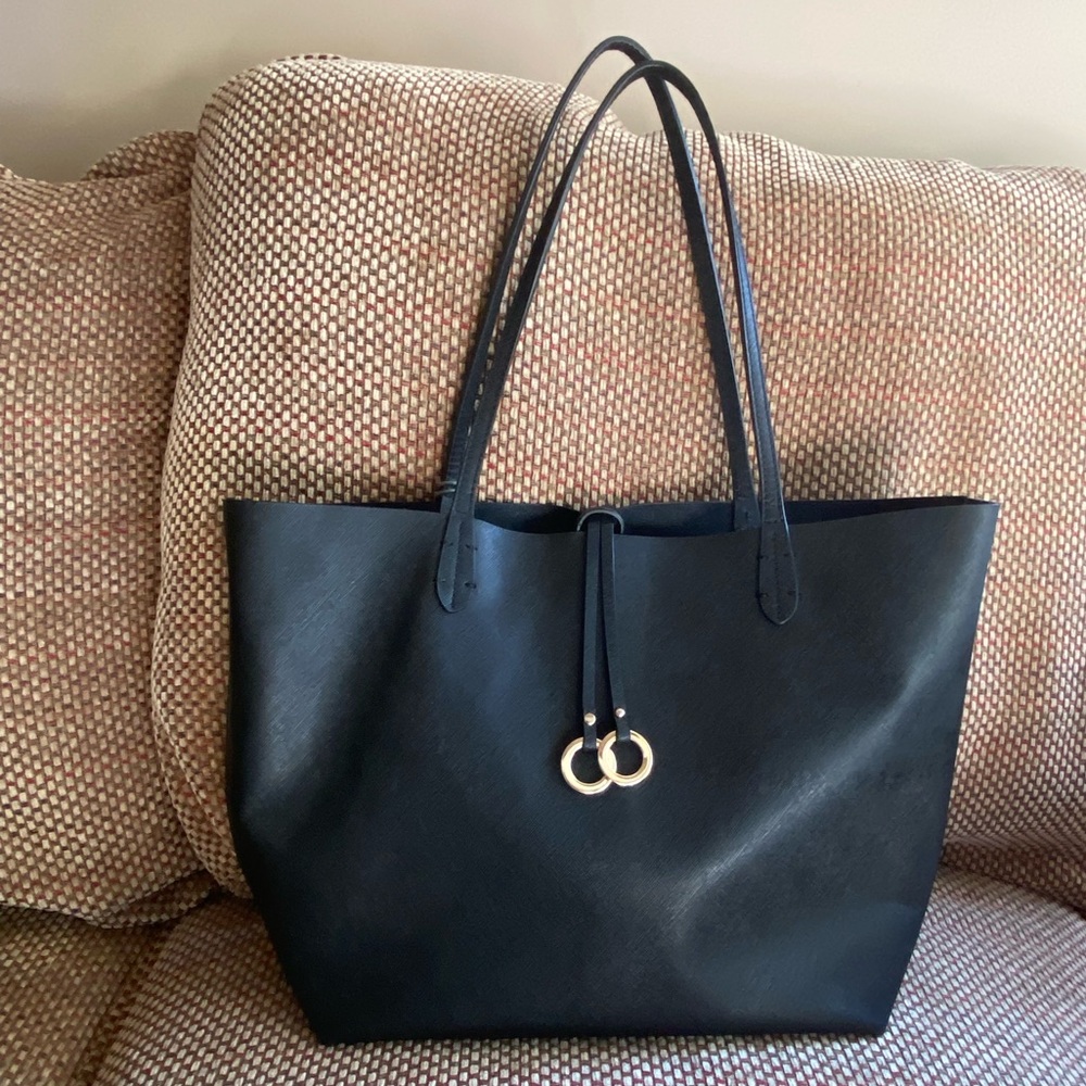 MONSERAT DE LUCCA Saffiano Leather Diego Tote New